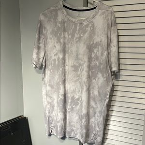 Men's Gray Tie-Dye Shirt